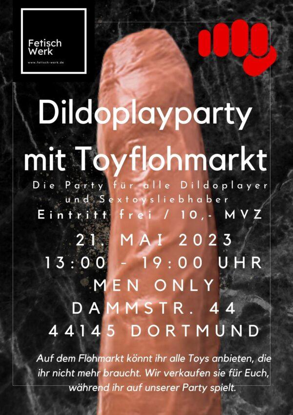 21.5. Dildoplayparty und Toyflohmarkt 13:00-19:00 Uhr